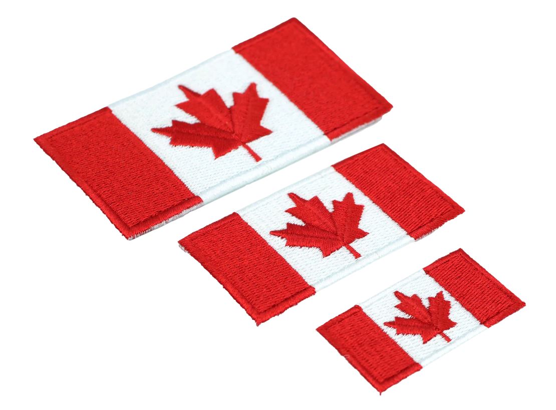 Coghlan's Sew-On Canada Flags - Durable Fabric Patches for Backpacks, Hats & Outdoor Gear - Perfect for Camping, Hiking & Travel Identification