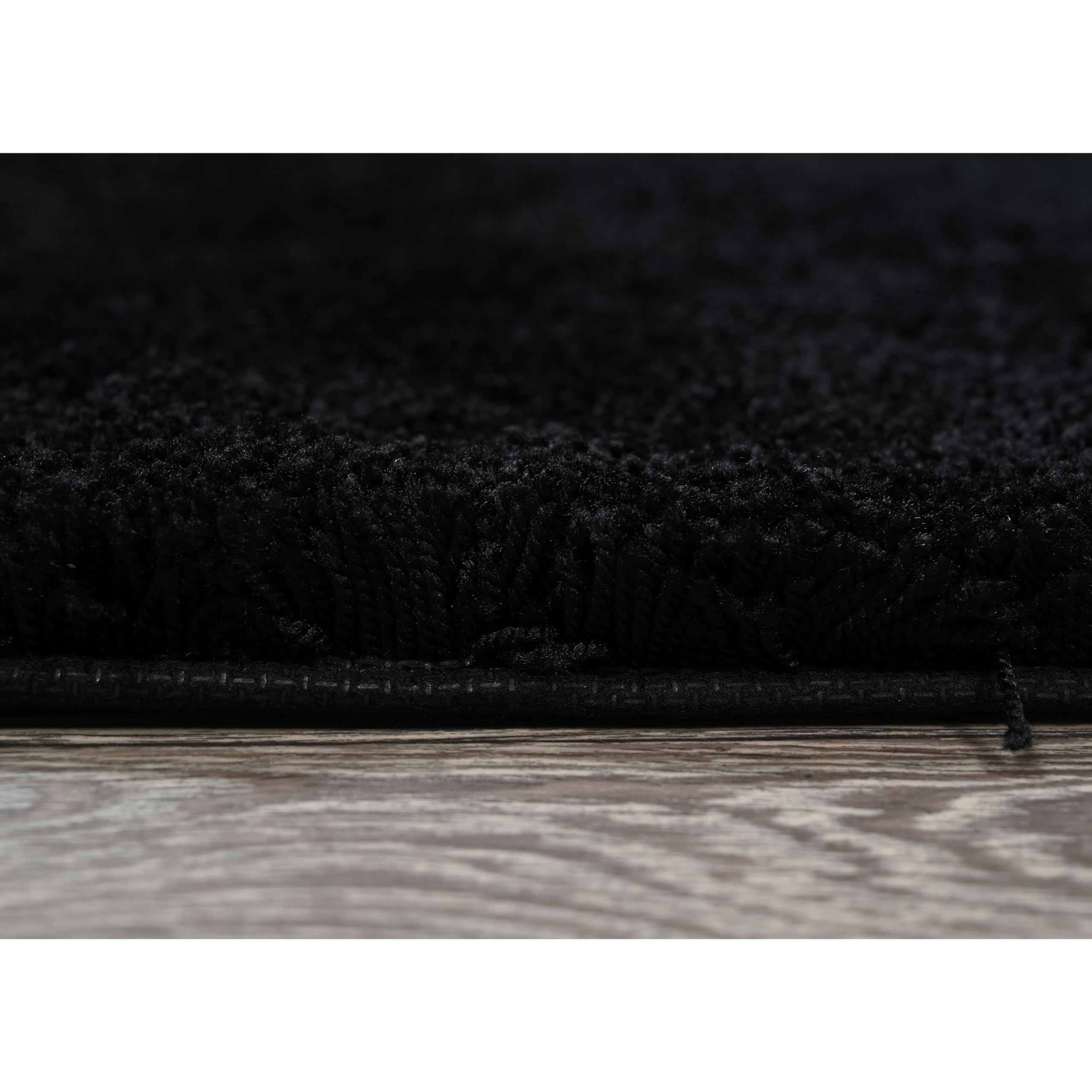 Garland Rug Finest Luxury Black 5-Piece Ultra Plush Washable Bathroom Rug Set - Soft, Absorbent & Stylish Non-Slip Bath Mat for Shower, Tub & Vanity Area in Basin Blue