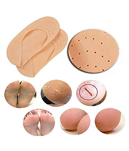 Anti Crack Full Length Silicone Foot Protector Socks - Moisturizing Heel & Foot Care for Cracked Feet, Heel Pain Relief - Perfect for Overnight Treatment, Dry Skin Repair & Diabetic Foot Comfort