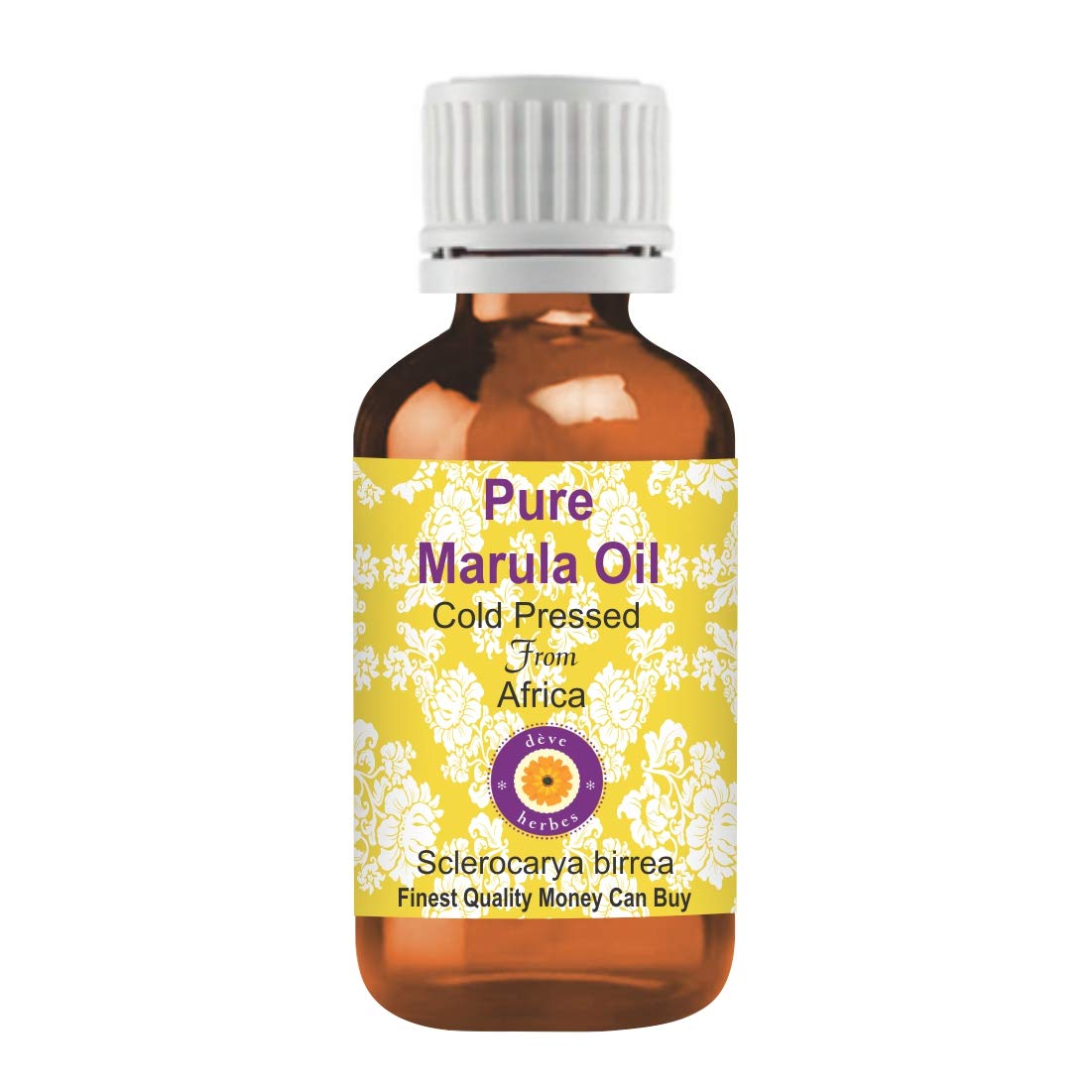 Pure Cold-Pressed Marula Oil (Sclerocarya birrea) - 15ml Organic Facial & Hair Serum for Hydration, Anti-Aging & Skin Repair | Natural Moisturizer for Dry Skin, Hair Care & Nourishment