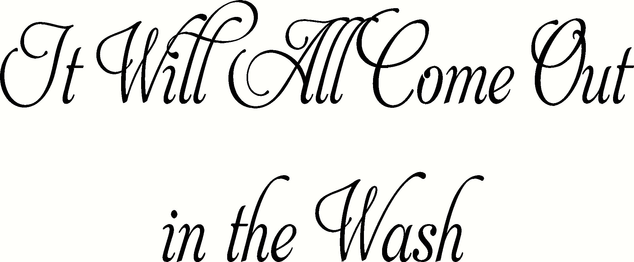 Washable Vinyl Wall Art Decal - Laundry Room Decor, Funny Quote Sticker for Home, Kitchen & Bathroom - Perfect for Washing Areas & Humorous Spaces