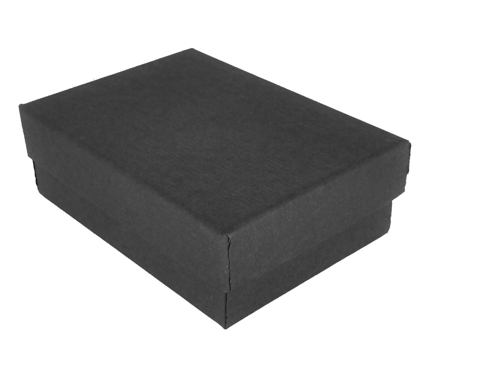 10 Pack Black Matte Jewelry Boxes 2.4x1.6x0.8
