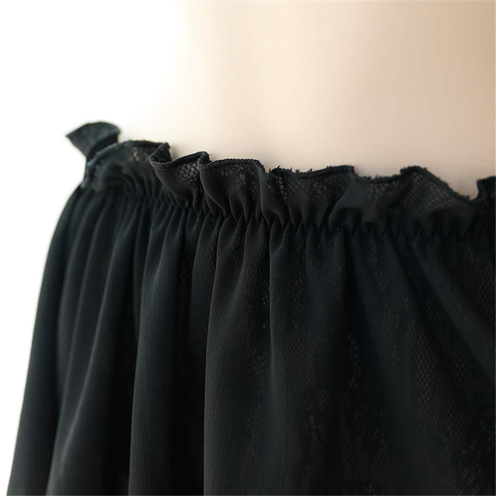 Sexy Lingerie Set for Women - Hollow Heart Lolita Cute Cosplay Costume & Sleepwear Nightie (Black) | Perfect for Valentine's Day, Boudoir Photography & Romantic Nights