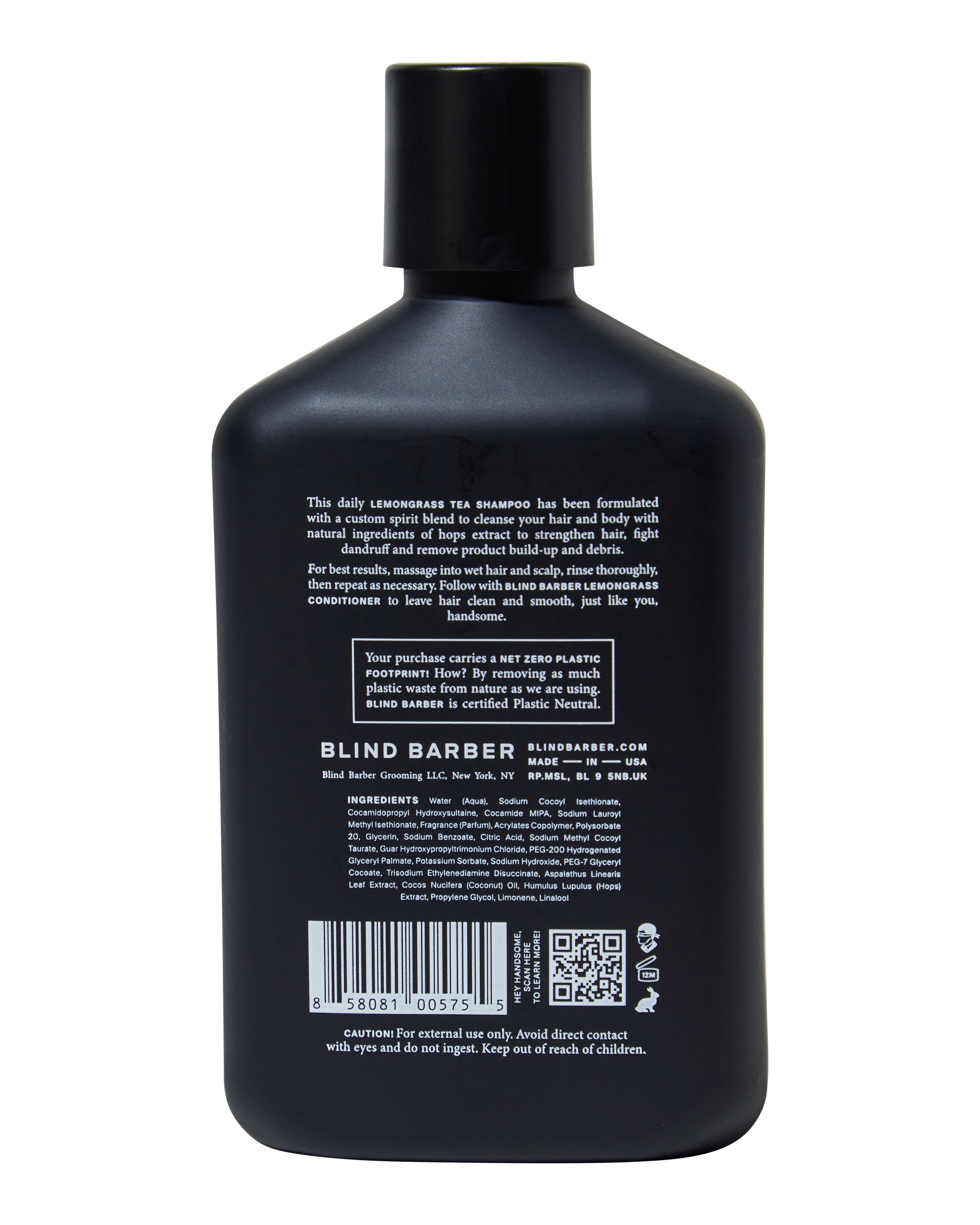 Organic Lemongrass Tea Shampoo for Hair Growth & Scalp Care - Sulfate-Free & Natural Ingredients - Perfect for Daily Use & Relaxing Aromatherapy Shower