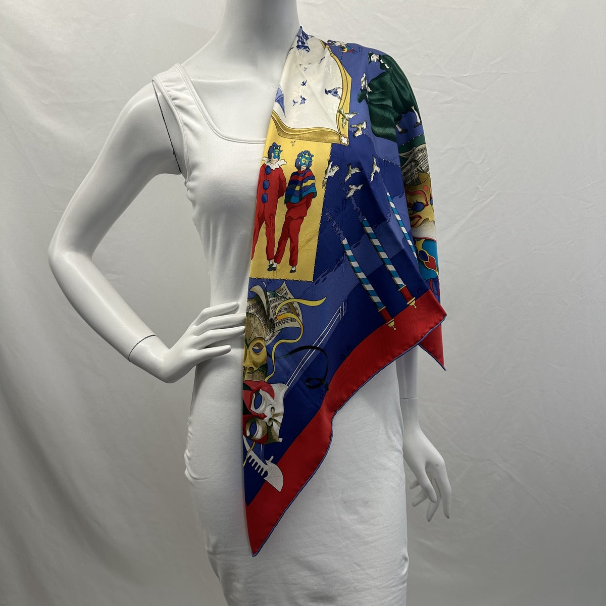 Hermes Le Carnaval de Denise Silk Scarf - Luxury Fashion Accessory for Women, Perfect for Gifts, Parties, and Special Occasions