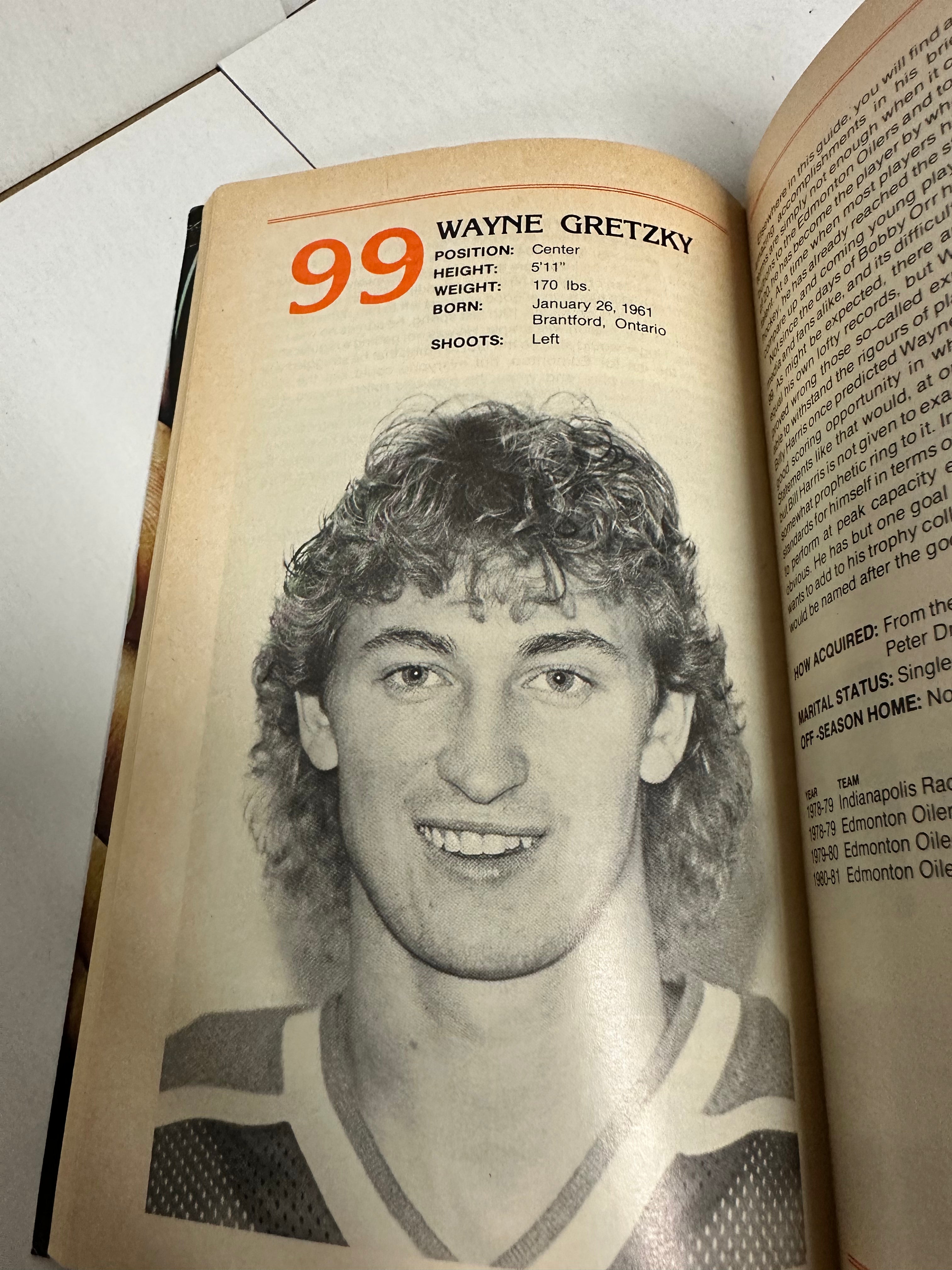 1981-82 Edmonton Oilers Hockey Media Guide - Rare Collectible for NHL Fans & Sports Memorabilia Enthusiasts - Perfect for Display, Gifts, and Hockey History Collections