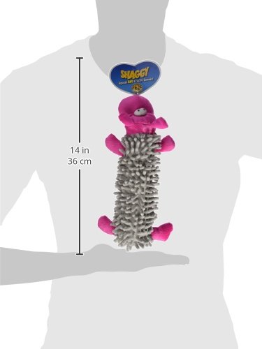 10-Inch Plush Shaggy Hippo Dog Toy - Soft & Durable Chew Toy for Small & Large Dogs - Perfect for Indoor Play, Cuddling & Training Sessions