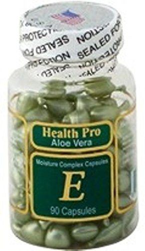 Aloe Vera & Vitamin E Moisture Complex Supplement - 90 Capsules per Bottle (12 Pack) for Hydration & Skin Health - Perfect for Daily Wellness & Beauty Routine