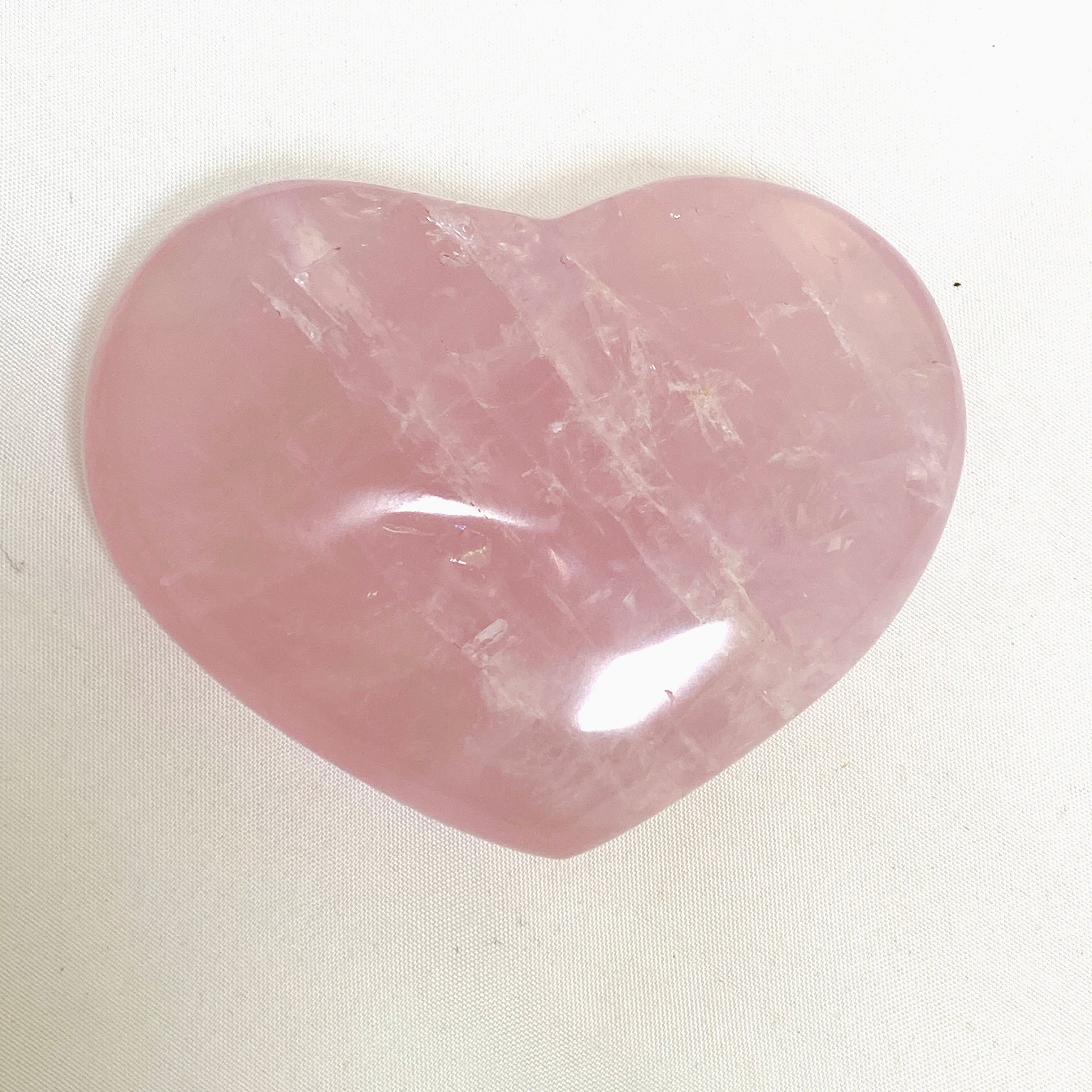 Rose Quartz Heart Necklace - Natural Gemstone Jewelry for Love & Healing | Perfect Gift for Valentine's Day, Anniversary & Self-Care