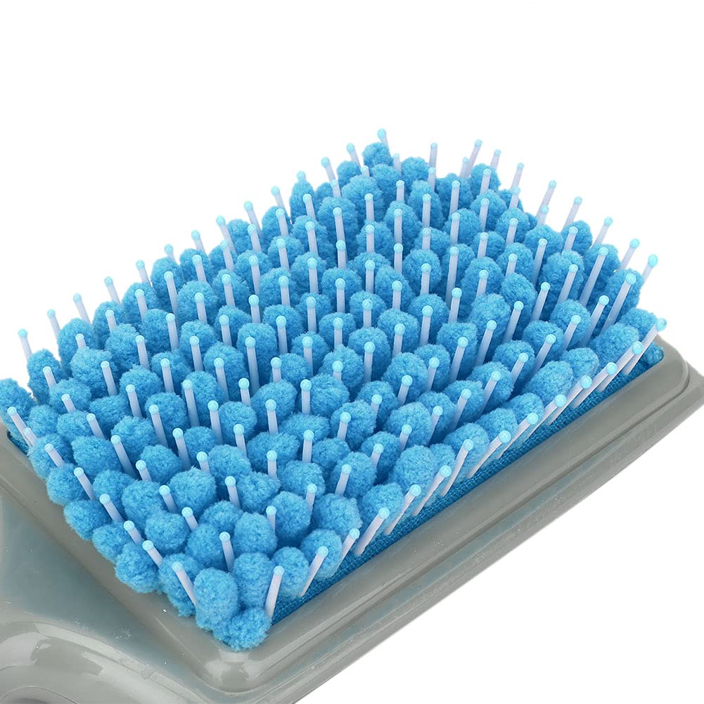 Cocoarm Quick-Dry Hair Brush - Anti-Static Microfiber for Scalp Massage & Styling (Blue)