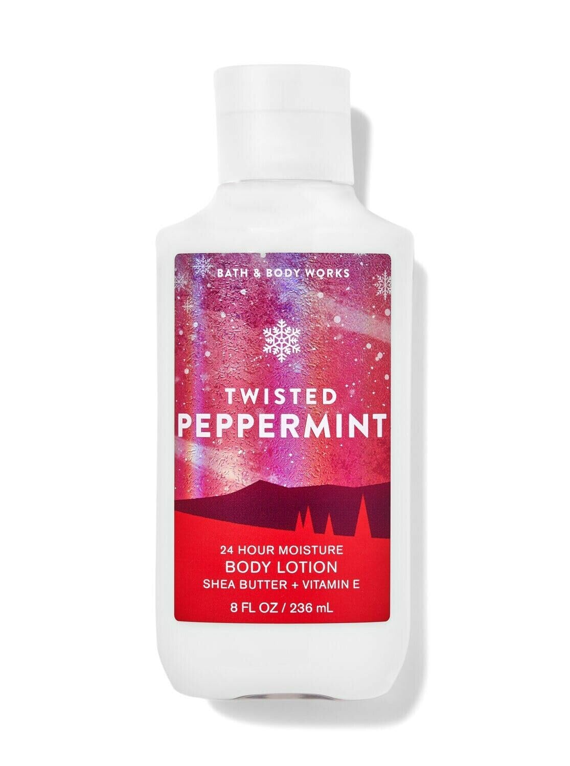 Bath & Body Works Twisted Peppermint Moisturizing Body & Hand Lotion - 8oz (Pack of 3) - Holiday Scented Cream for Dry Skin - Perfect for Winter Hydration & Christmas Gifts