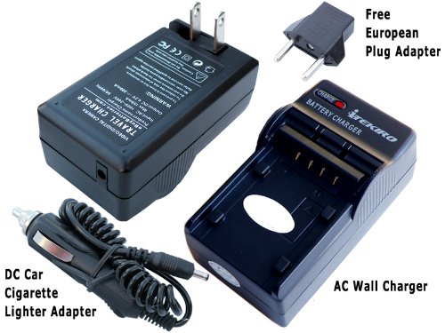 JVC BN-VF808 BN-VF815 BN-VF823 AA-VF8 Battery Charger Kit - Replacement Power Pack for JVC GR-DA30, GR-D750U, GR-D850U, GZ-HD10, GZ-HD30, GZ-MG155, GZ-MG330, GZ-MG555, GZ-MG670 & More Digital Camcorders - Perfect for Travel, Vlogging, and Professional Video Recording