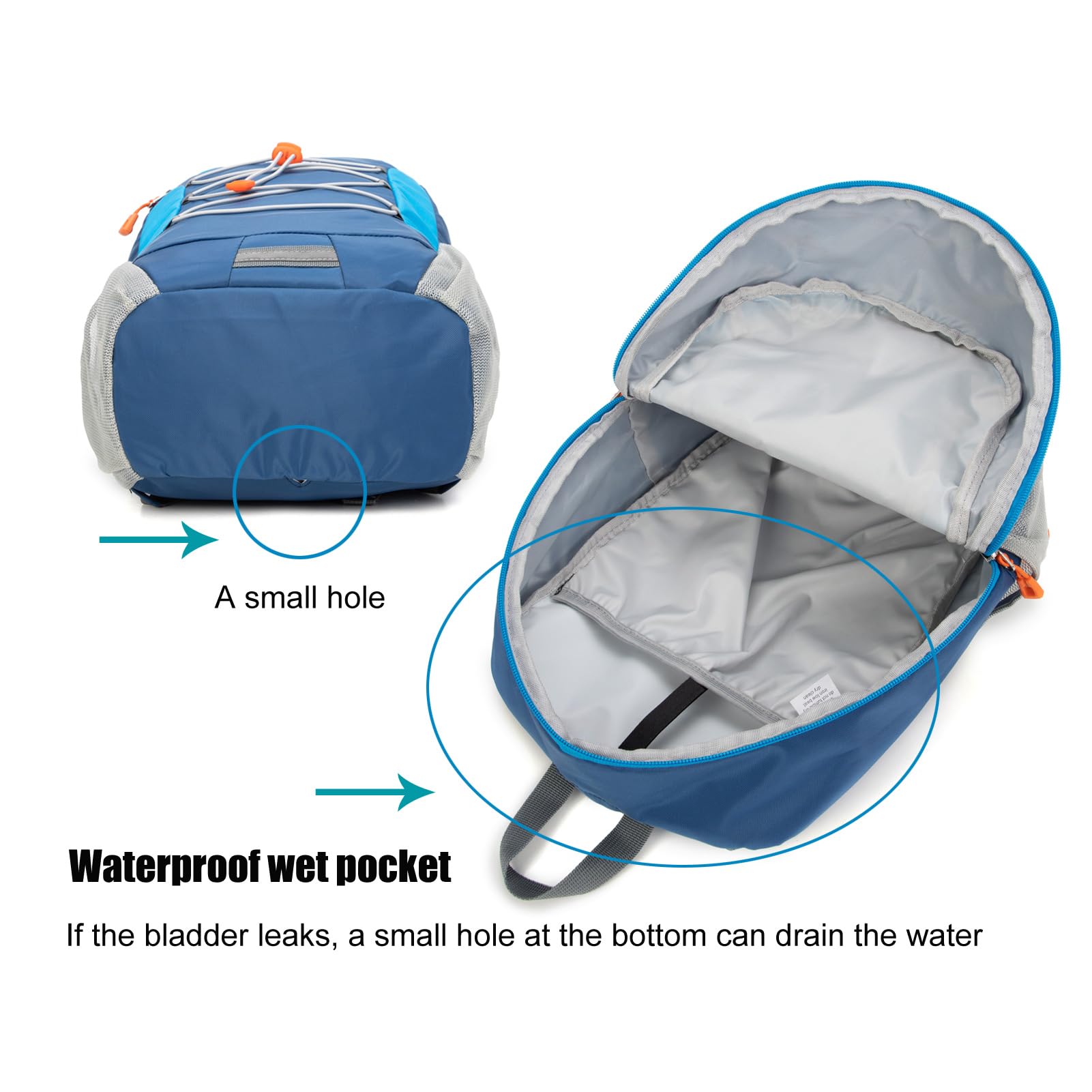**Kids Hiking Backpack for Boys & Girls - Lightweight Small Daypack for Camping, Travel, School & Outdoor Adventures (Blue, Small) - Perfect for Day Trips, Nature Walks & Family Outings**
