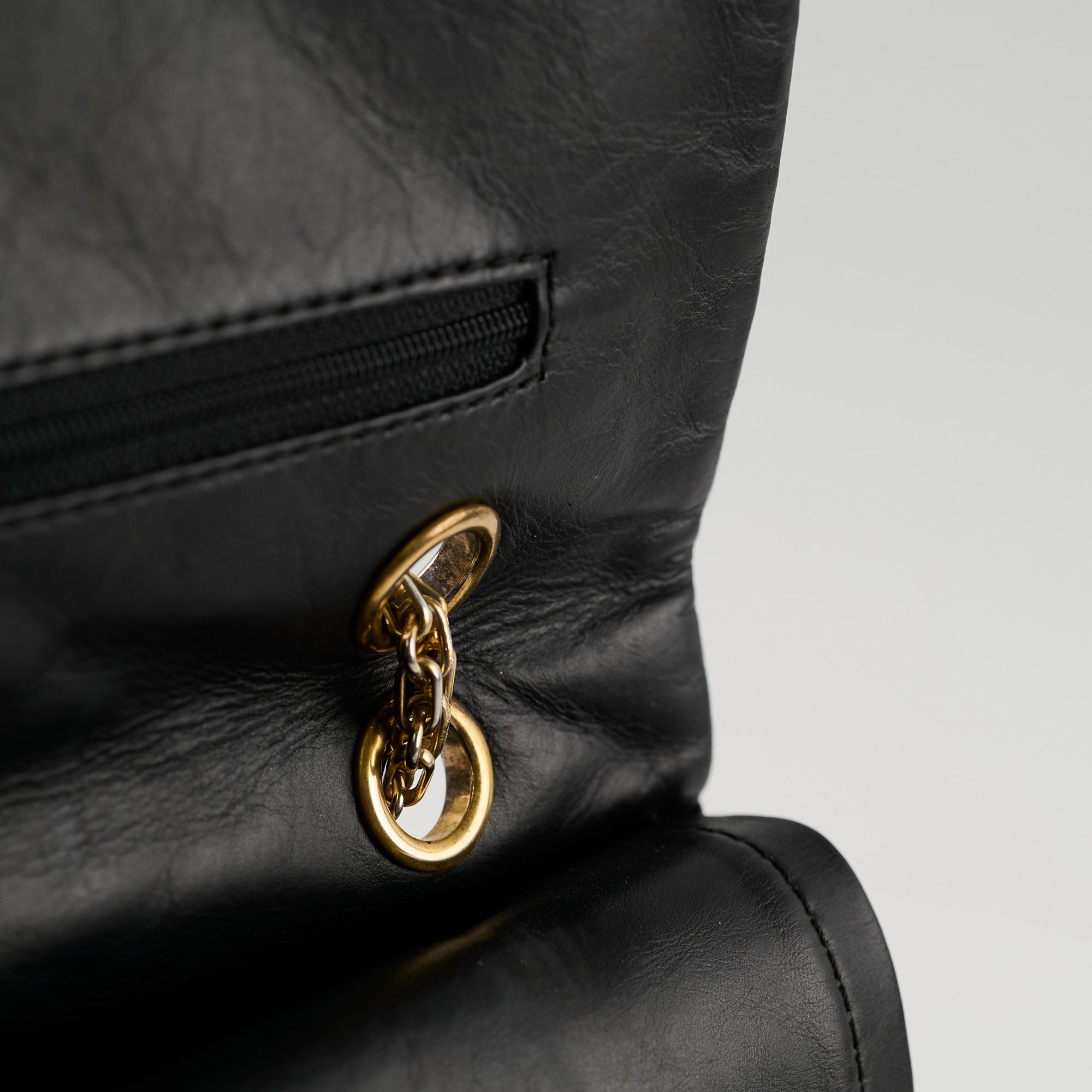 Chanel Reissue 227 Black Leather Flap Bag - Classic Luxury Handbag for Women | Perfect for Evening Events, Parties & Special Occasions