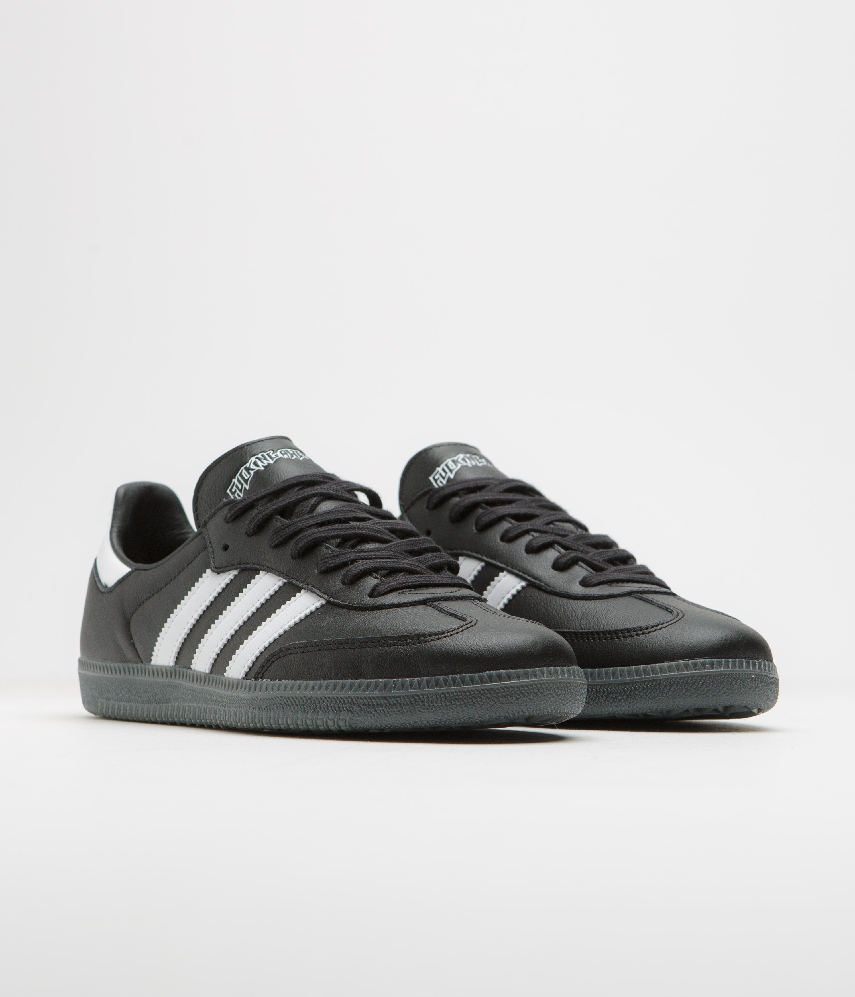 Adidas x Fucking Awesome Samba Sneakers - Core Black/FTWR White/Gold Metallic - Men's Streetwear Shoes for Casual Wear & Skateboarding