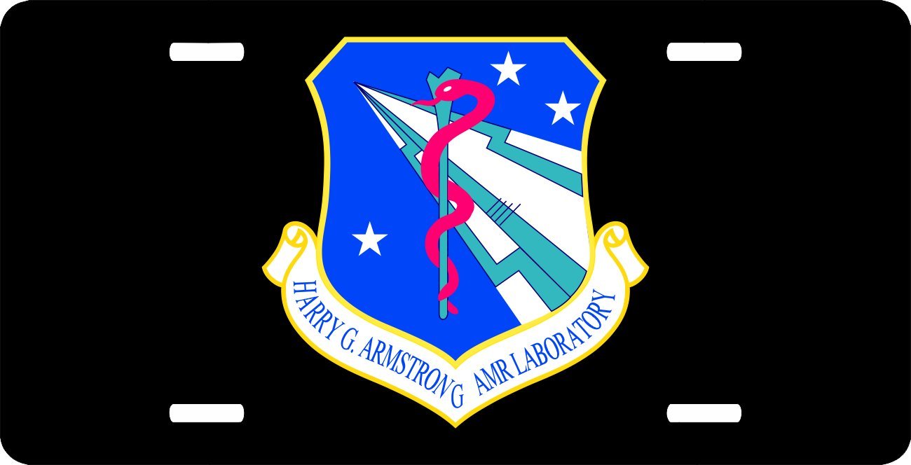 US Air Force Armstrong Laboratory License Plate - Authentic Military Car Tag for Collectors & Veterans - Perfect for Cars, Trucks, Garages & Military Memorabilia Displays
