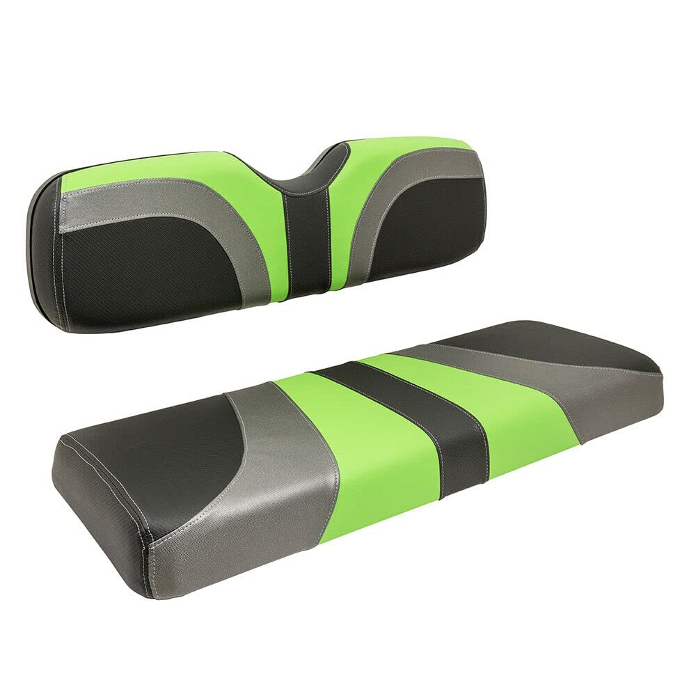 Premium RED DOT Blade Front Seat Covers for Club Car Precedent, Onward & Tempo Golf Carts - Waterproof, UV Resistant & Custom Fit - Perfect for Golfing, Camping & Outdoor Adventures