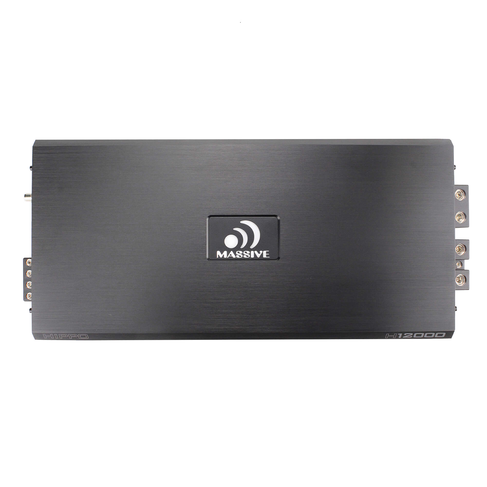 12000 Watt RMS @ 1 Ohm Mono Block Hippo Series Car Amplifier with Bass Remote - Powerful Subwoofer Amp for Car Audio Systems & Bass Boost