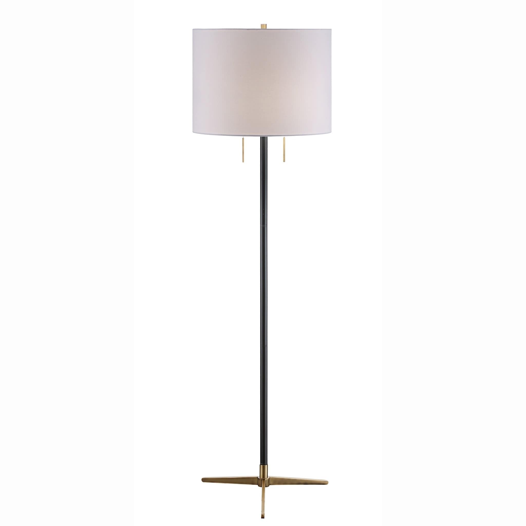 Crestview Collection Veda Floor Lamp - Modern LED Standing Light for Living Room, Bedroom & Office - Adjustable Brightness, Energy Efficient Home Decor Lighting