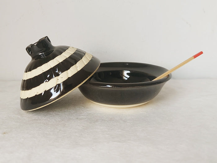 Nagatani Chibi Tagine Small Clay Pots - Authentic Japanese Ceramic Cookware for Stews, Soups & Serving - Perfect for Home Cooking, Dinner Parties & Gift Giving