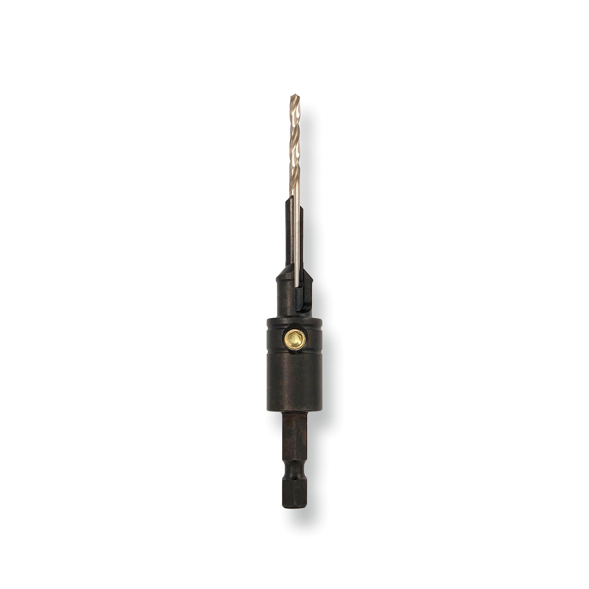 Snappy Tools #8 Adjustable Clearance Bore Countersink - 3-in-1 Step Drill Bit for #8 Screws (7/64