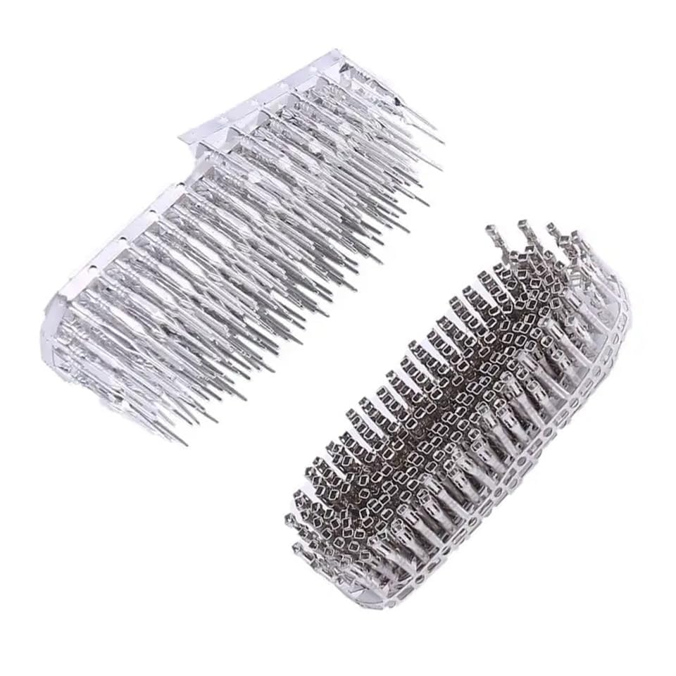 100 Pairs 2.54mm 18-24 AWG Dupont Jumper Wire Connector Kit - Male & Female Pin Crimp Terminals for JST XH, ATX, EPS, PCI-E - Perfect for DIY Electronics, Arduino Projects, and Computer Wiring
