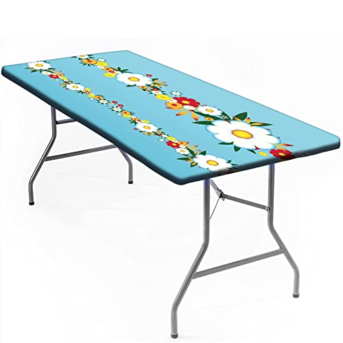Spring Flowers Fitted Tablecloths-16