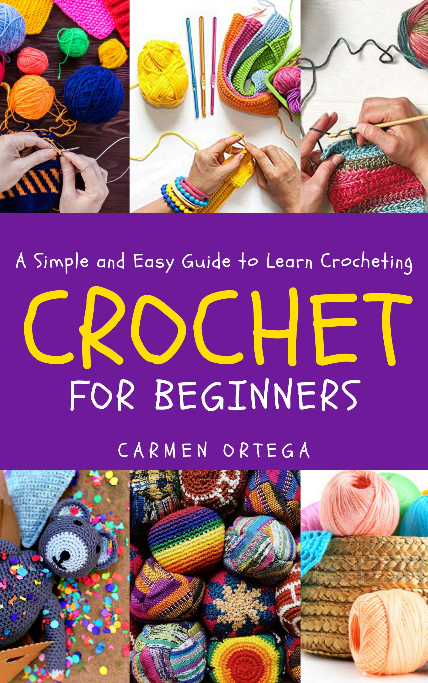 Beginner's Crochet Kit - Easy Step-by-Step Guide to Learn Crocheting for Adults | Perfect for DIY Crafts, Home Decor & Handmade Gifts