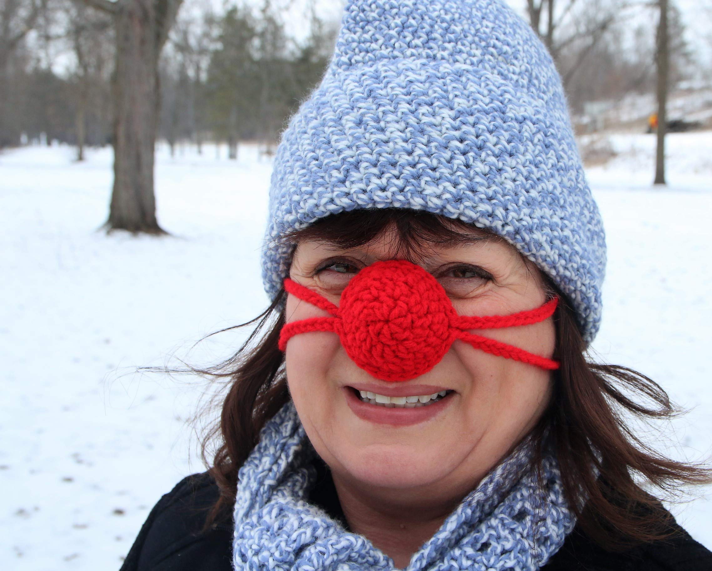 Crochet Nose Warmer - Soft & Warm Winter Accessory for Cold Weather - Perfect for Skiing, Snowboarding & Outdoor Activities