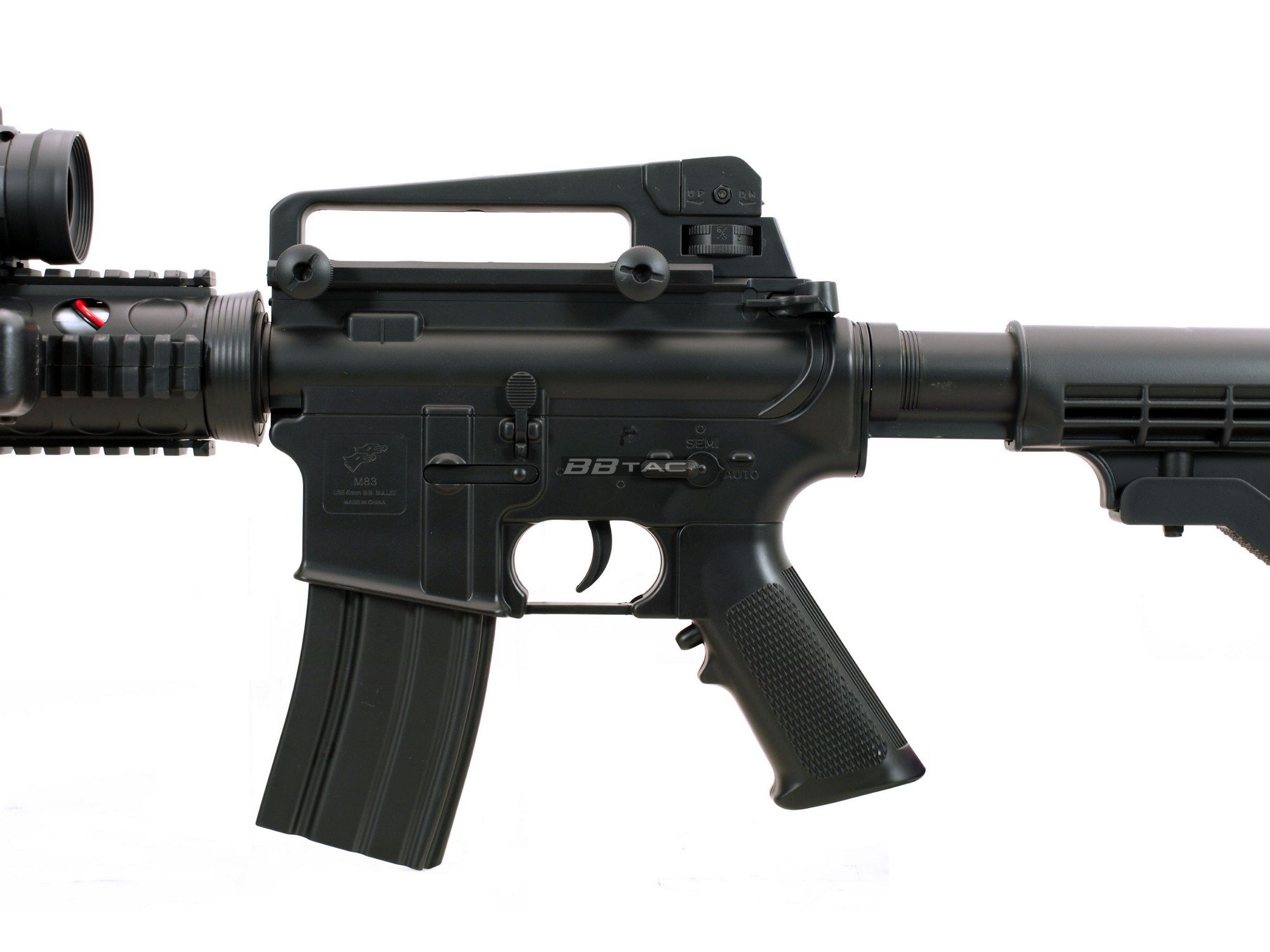 BBTac M83 Airsoft Gun - Electric Full/Semi Auto AEG Rifle with Tactical Accessories | Perfect for Outdoor Skirmishes, Target Practice & Airsoft Battles