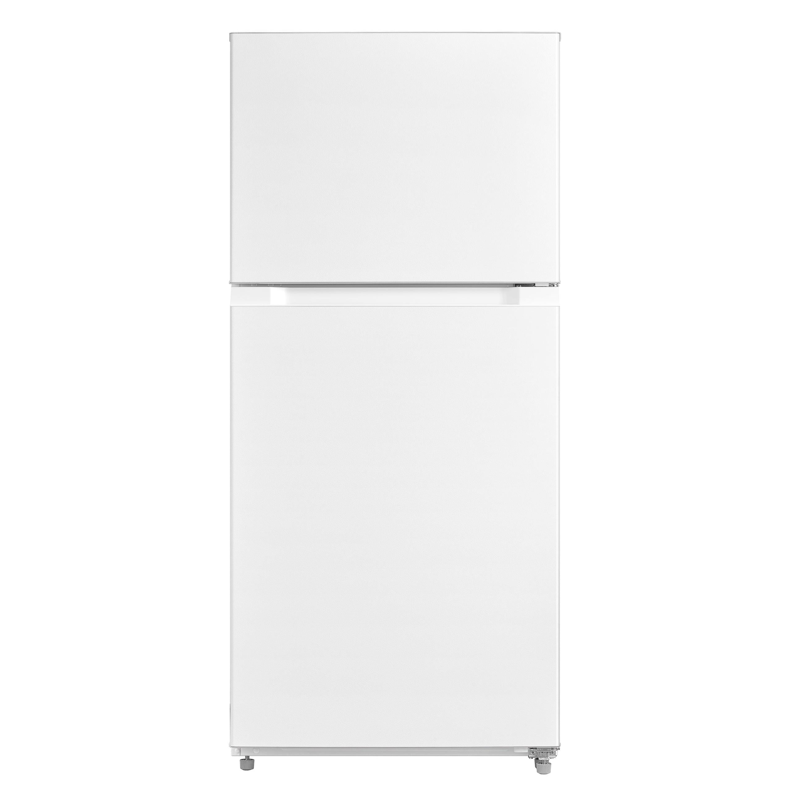 Avanti FF14D0W4 14 Cu. Ft. Frost-Free Top Freezer Refrigerator in White - Energy Efficient Compact Fridge for Apartments, Dorms & Small Kitchens