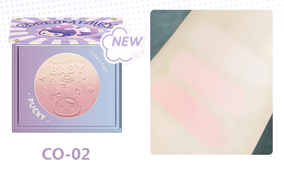 JUDYDOLL x POP MART Gradient Blush Palette - Buildable & Blendable Cheek Color for Natural Flush - Perfect for Everyday Makeup & Special Occasions