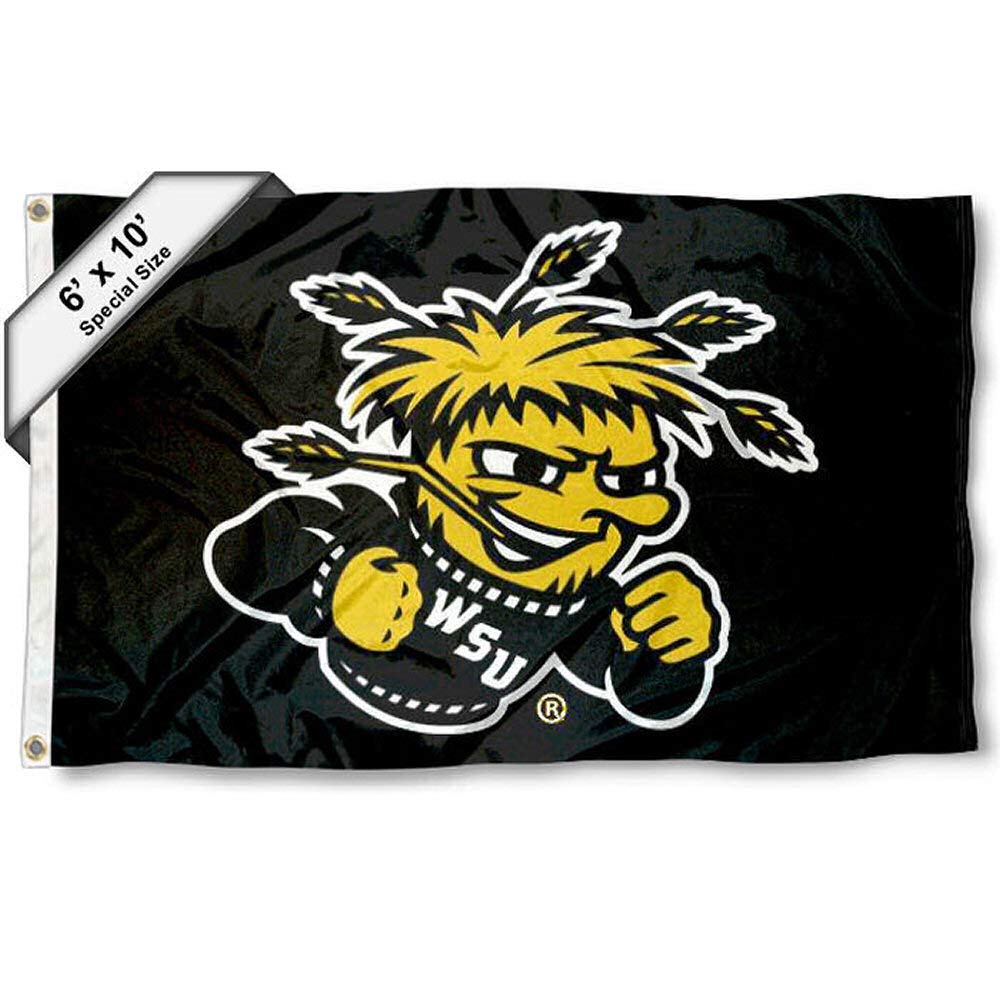 Wichita State Shockers 6x10 Feet College Flag - Premium Quality Outdoor & Indoor Banner for Football Games, Tailgating, Dorm Decor & School Spirit