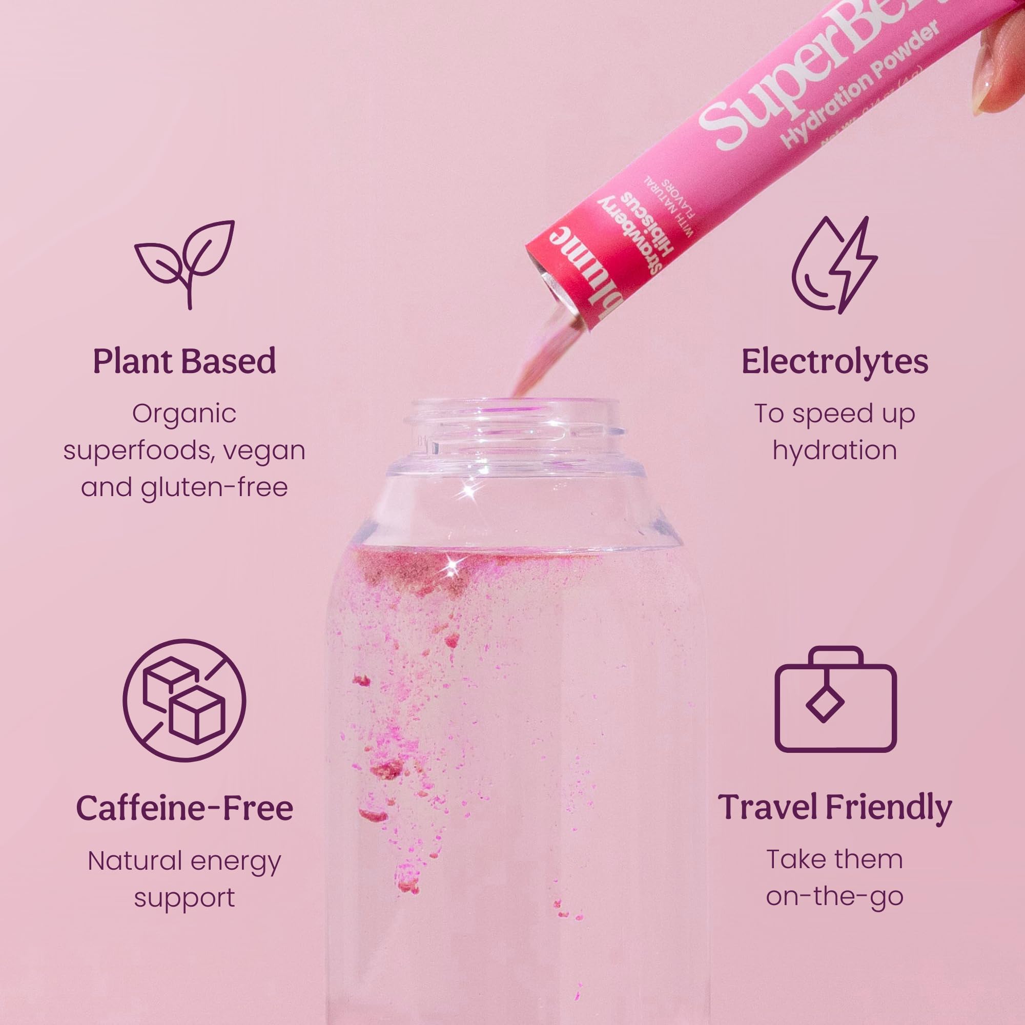 Blume SuperBelly Variety Pack - Sugar-Free Gut Health & Hydration Powder Packets with Prebiotics, Probiotics, Apple Cider Vinegar & Electrolytes - Strawberry, Lemon & Acai Flavors (45 Sticks) - Perfect for Travel, Workouts & Daily Wellness