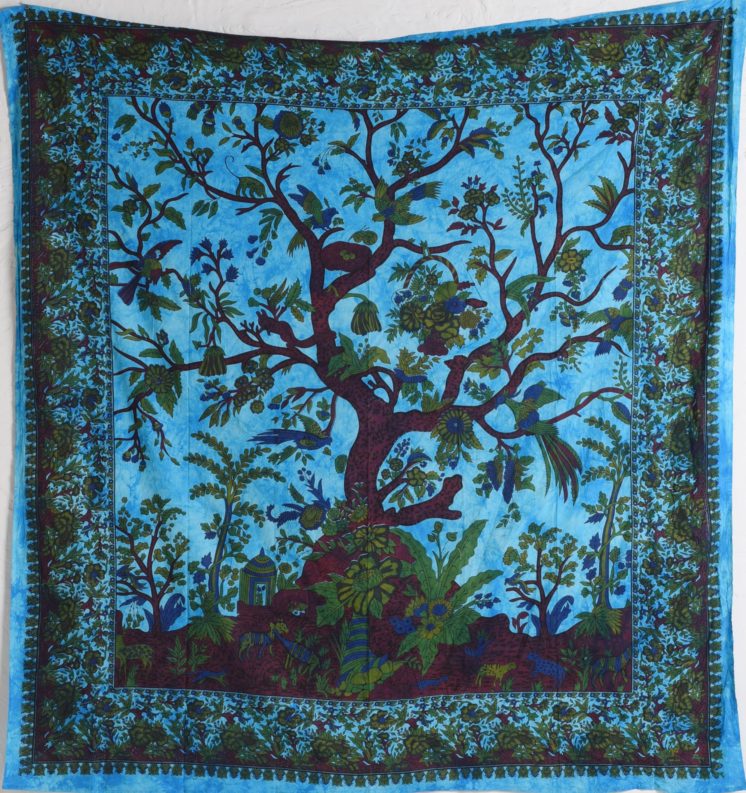 Tree of Life Tapestry - Psychedelic Wall Hanging for Bedroom & Picnic Decor