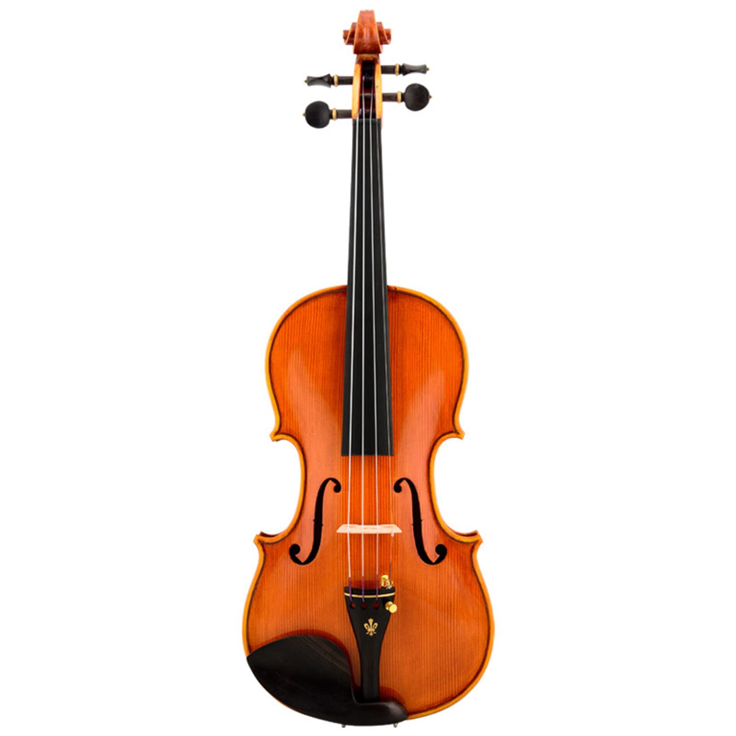 4/4 Full Size Solid Wood Acoustic Violin Starter Kit for Beginners - Natural Finish with Hard Case, Bow, Tuner, Shoulder Rest, Extra Strings & Rosin - Perfect for Kids, Students & Music Lessons
