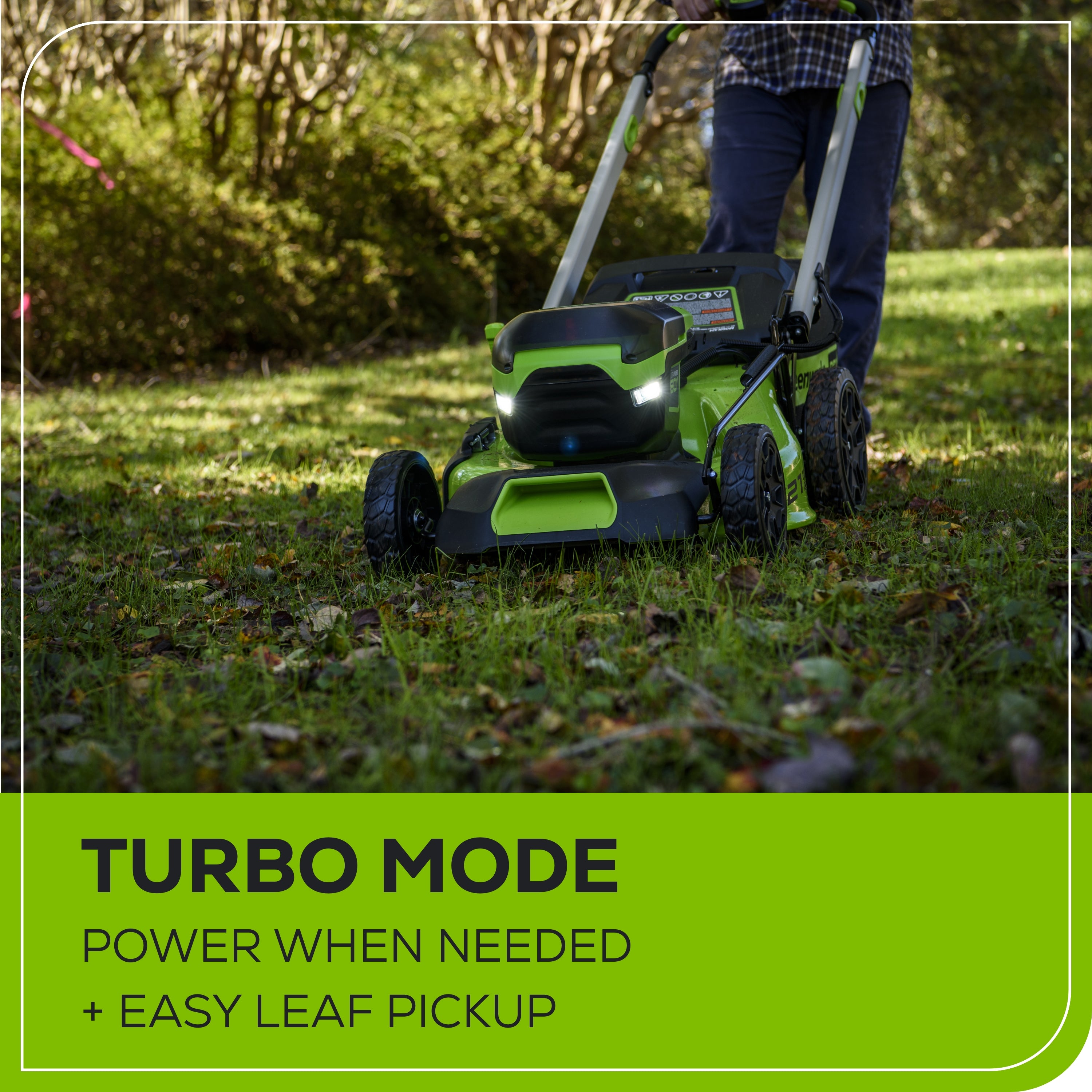 60V 21-Inch Cordless Battery Push Lawn Mower with 5.0Ah Lithium-Ion Battery & Fast Charger - Perfect for Medium to Large Yards, Quiet & Eco-Friendly Lawn Care