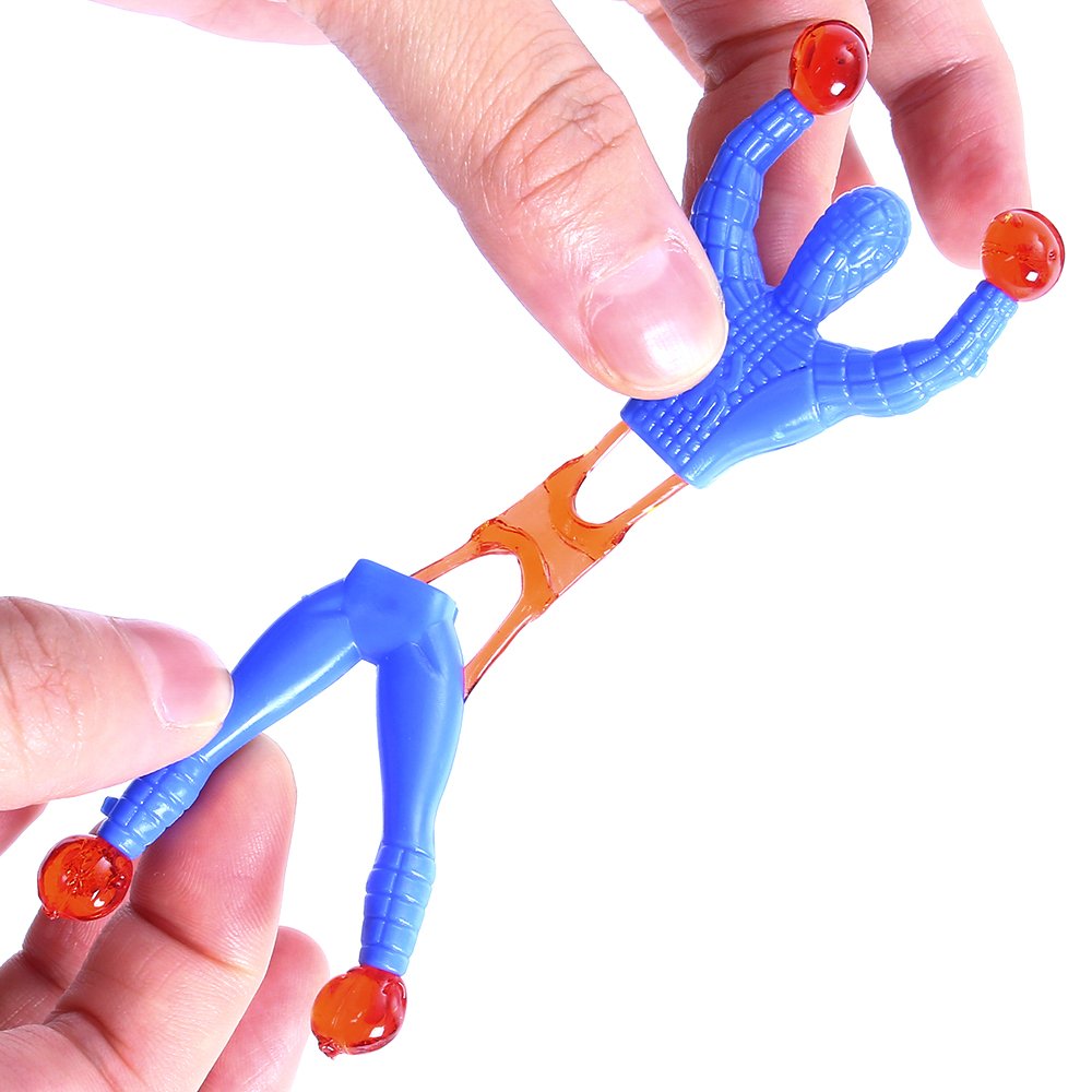 JOHOUSE 24PCS Sticky Wall Climbing Toys - Fun Sticky Man Crawlers for Kids Party Favors, Classroom Prizes, Easter Basket Stuffers & Egg Fillers - Perfect for Birthday Gifts, School Events and Holiday Celebrations