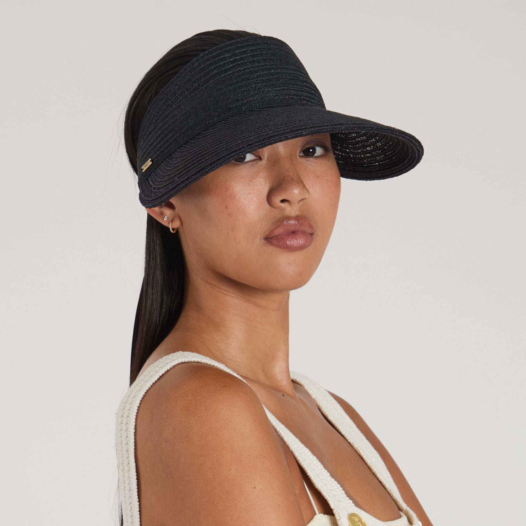 Ricky Vented Hemp Packable Visor Hat - Breathable Sun Hat for Men & Women - Outdoor Hiking, Golf, Beach, Fishing, and Travel Accessories