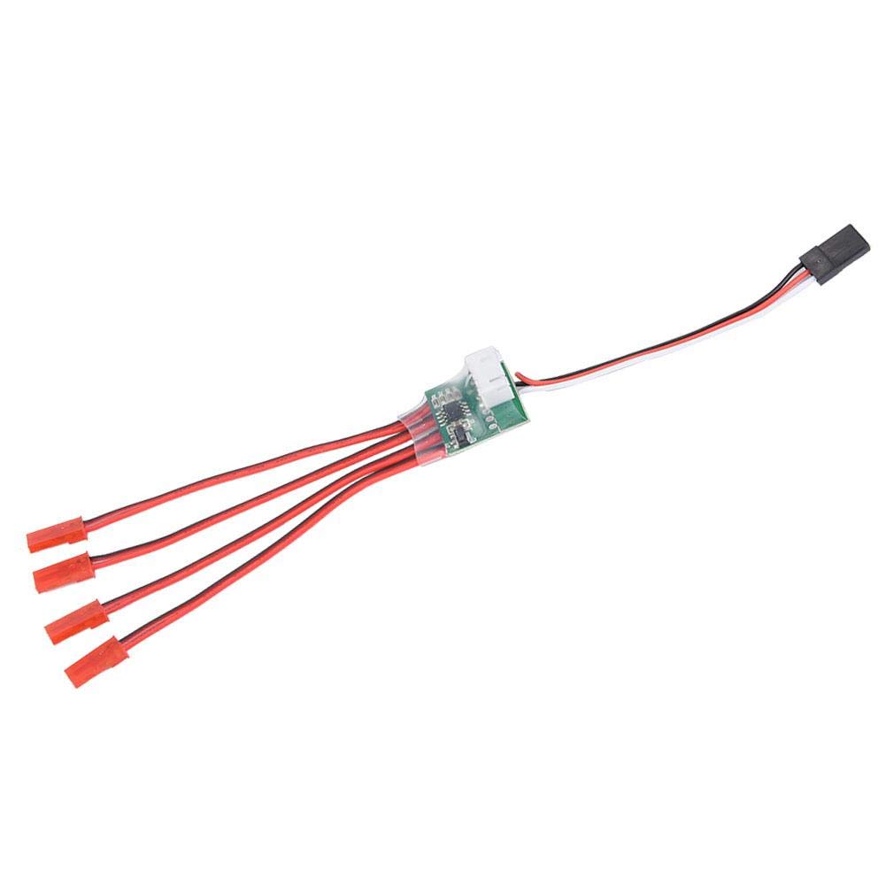 Dilwe RC Aircraft LED Light Bar & Strip Controller for Remote Control Airplane - 3S Compatible - Perfect for Night Flying & RC Plane Customization