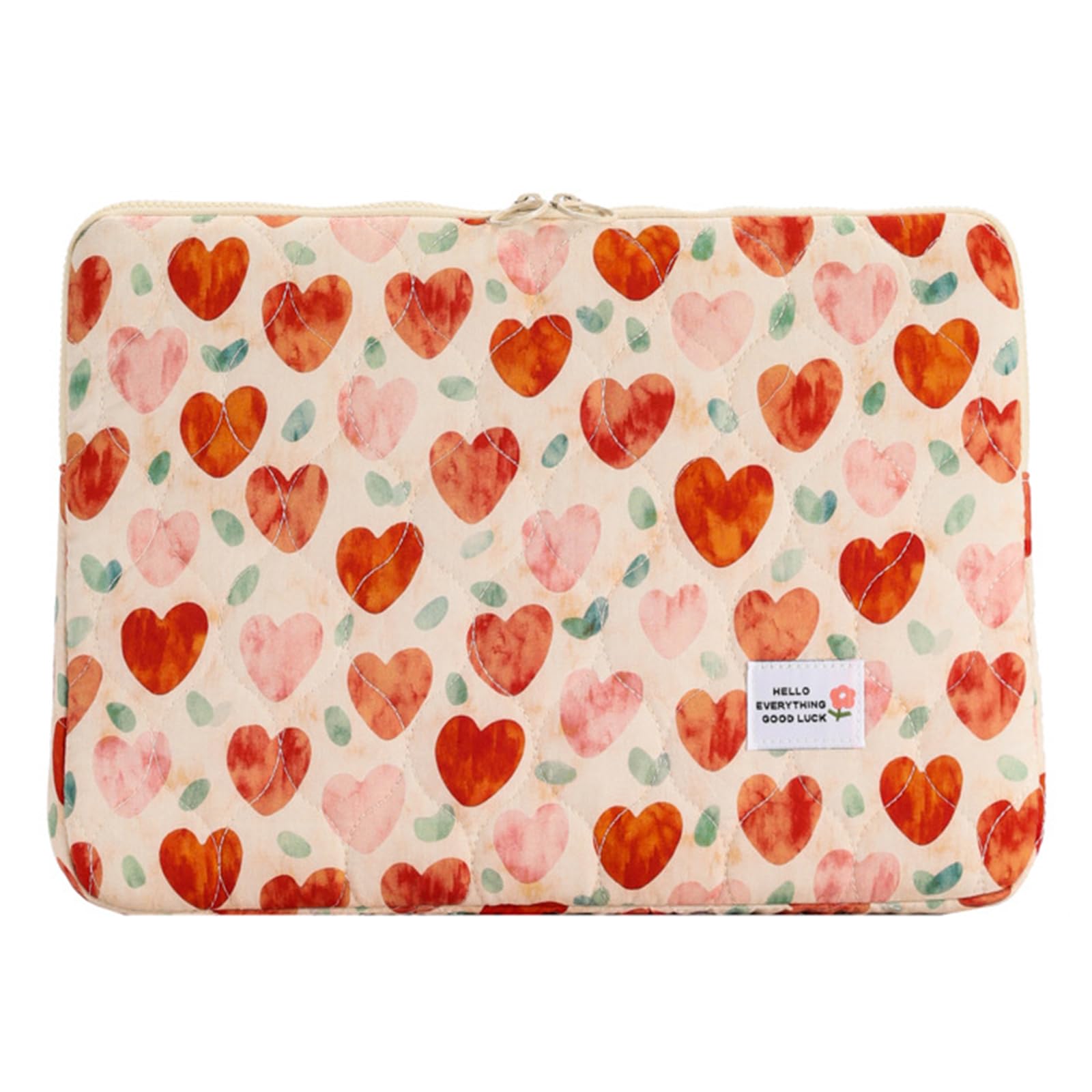 Floral Laptop Sleeve Bag for 13-15 Inch Notebooks - Cute Flower Print Protective Case for MacBook, Dell, HP - Perfect for Work, School & Travel Accessories