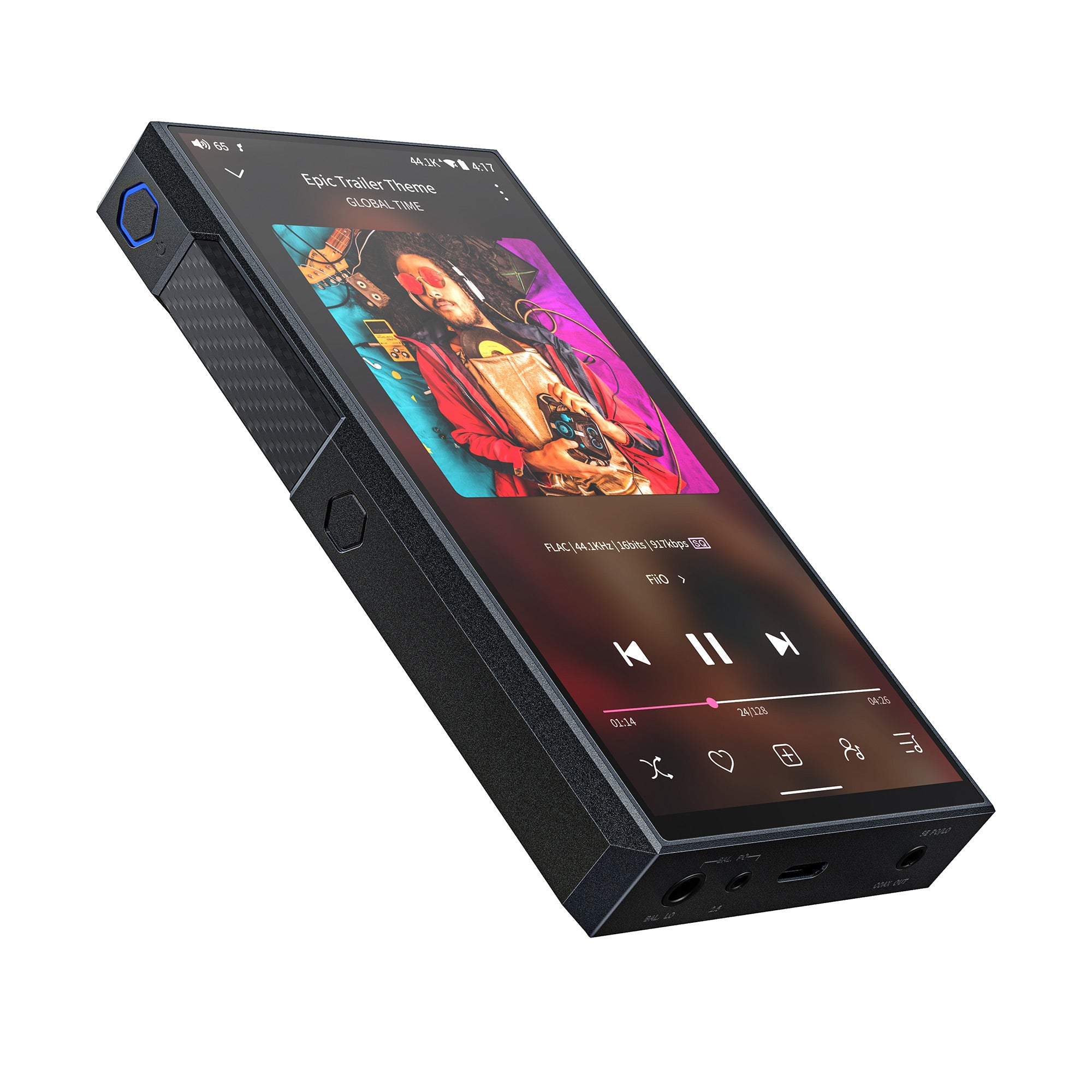 FiiO M11 Plus ESS Hi-Res Portable Music Player with Dual ES9068AS DAC - Perfect for Audiophiles, Travel, and On-the-Go Listening