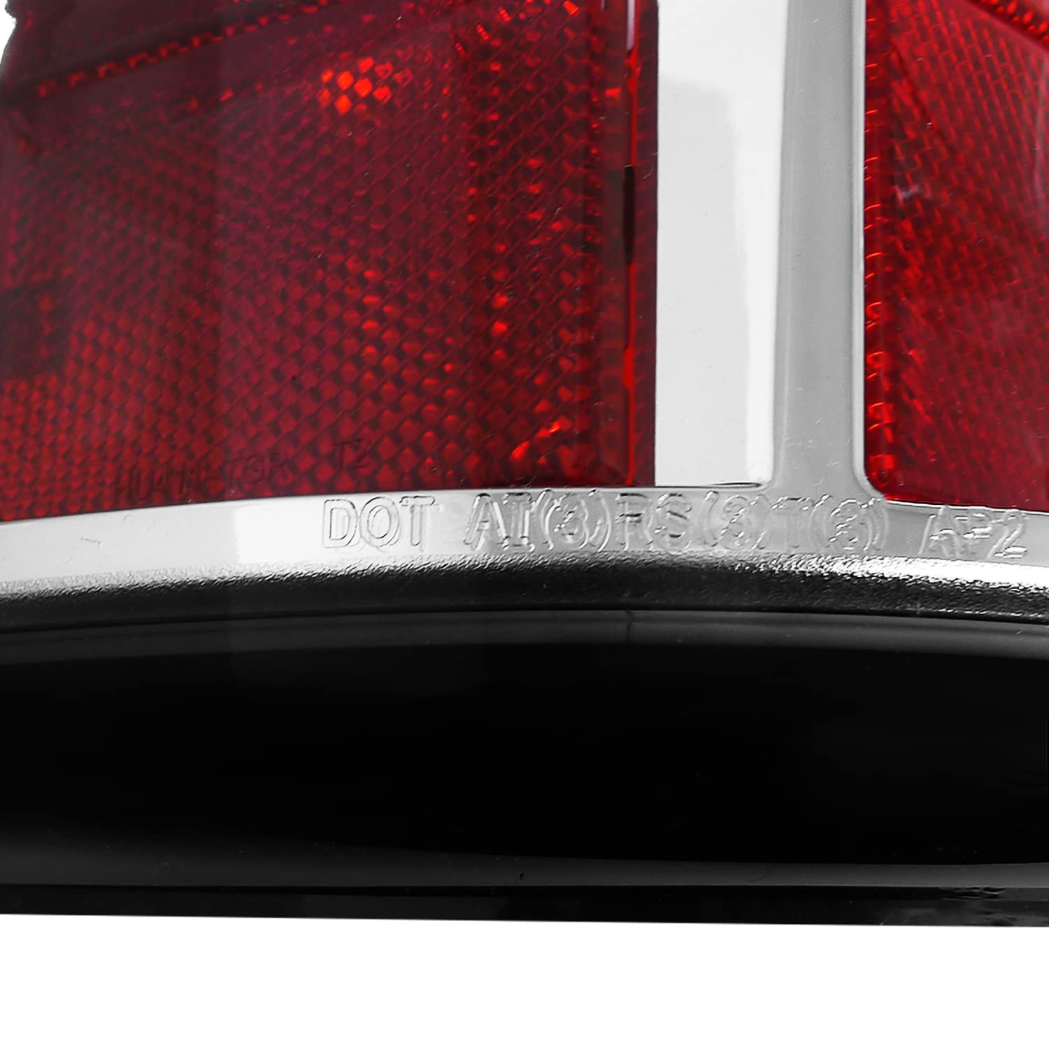Spec-D Tuning LED Chrome Housing Clear Lens Tail Lights - Compatible with 2000-2006 Chevy/GMC Suburban, Tahoe, Yukon/Denali/XL - Left & Right Pair Assembly - Enhanced Visibility & Style for Night Driving & Custom Car Upgrades