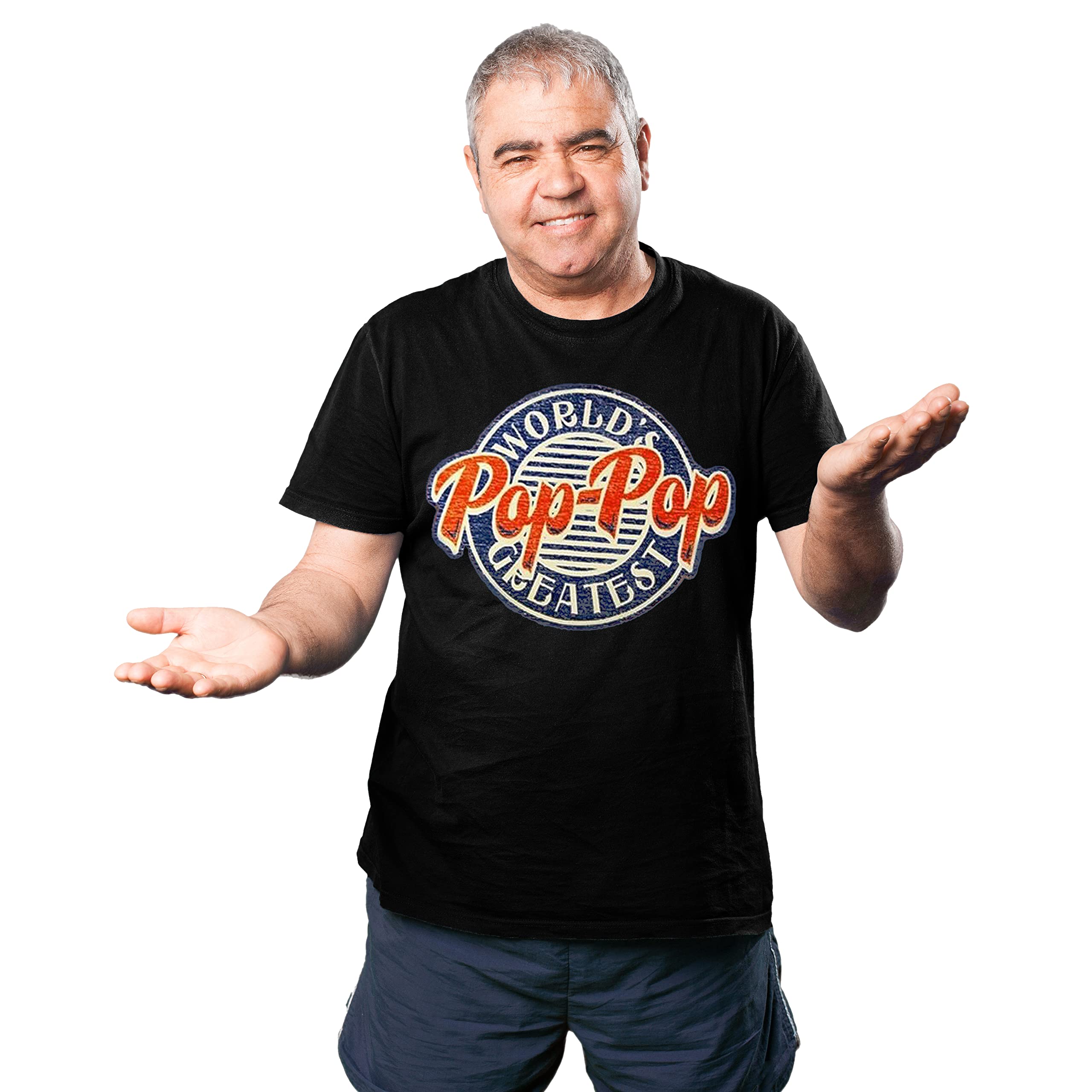 Fresh Tees® World's Greatest Pop-Pop Father's Day T-Shirt - Funny Gift for Husband, Dad & Grandpa - Perfect for Birthday, Anniversary & Family Gatherings