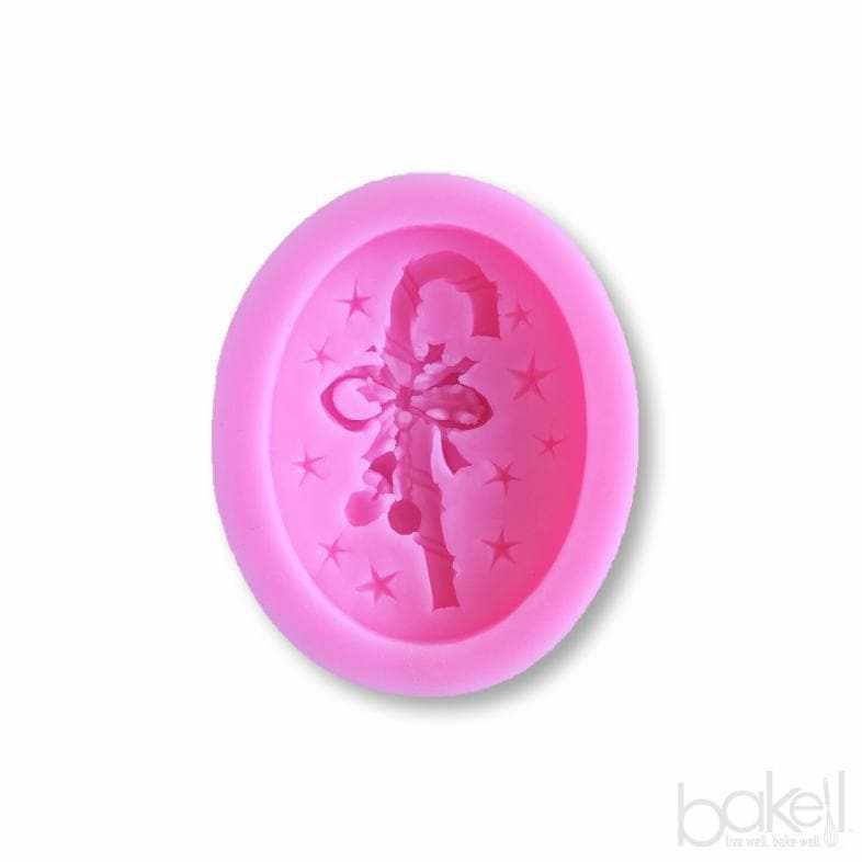 Christmas Candy Cane Silicone Mold - 1.5 x 2 Inches for Holiday Baking & DIY Crafts | Bakell® - Perfect for Christmas Cookies, Cupcakes & Homemade Candies