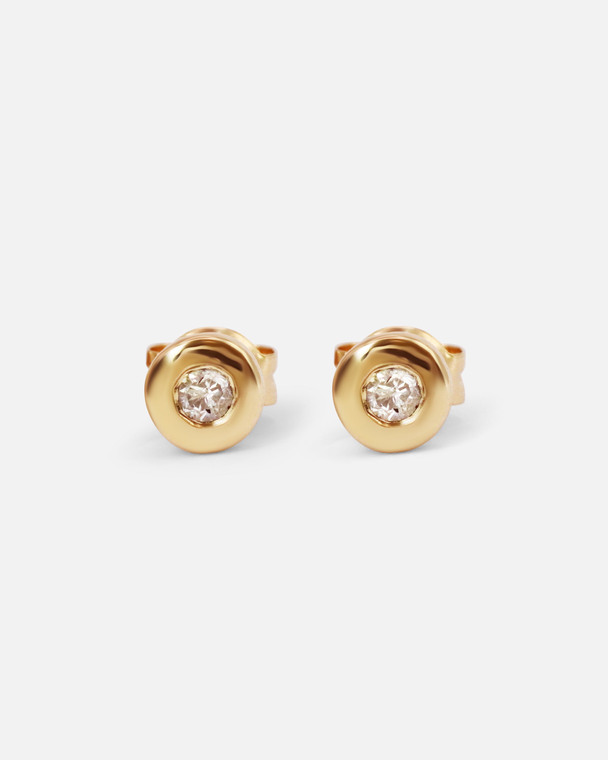 Diamond Stud Earrings for Women - Sparkling Cubic Zirconia Pebble Earrings | Perfect for Parties, Weddings & Everyday Elegance