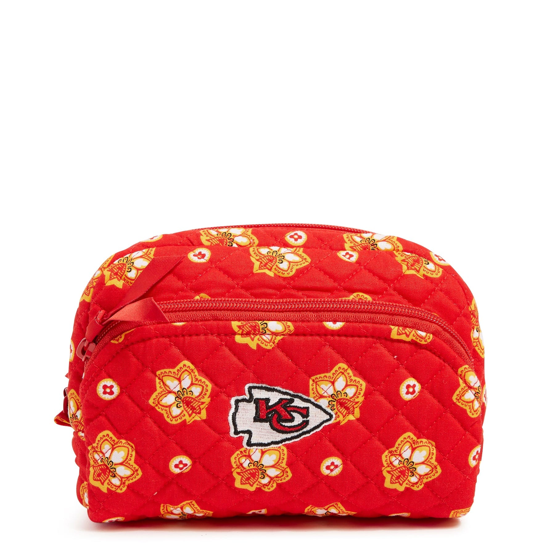 NFL Team Logo Medium Cosmetic Bag for Women & Men - Waterproof Travel Makeup Pouch - Perfect for Gym, Travel, and Everyday Use