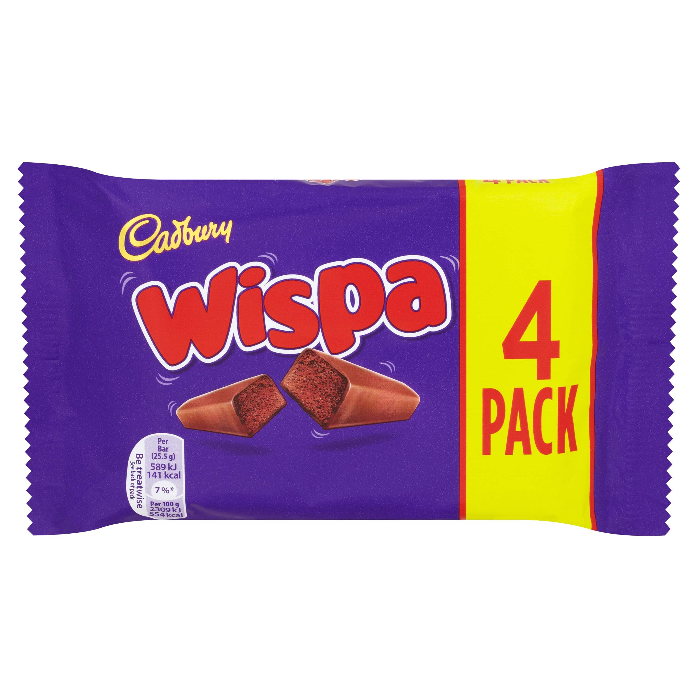 Cadbury Wispa Classic Chocolate Bars - Imported from England UK | Best British Chocolate Candy for Gifts, Parties & Snacking