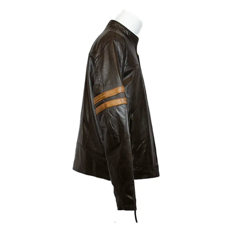 BOL Men's Zip Up Genuine Lamb Leather Jacket - Stylish & Durable for Casual Outings & Motorcycle Rides