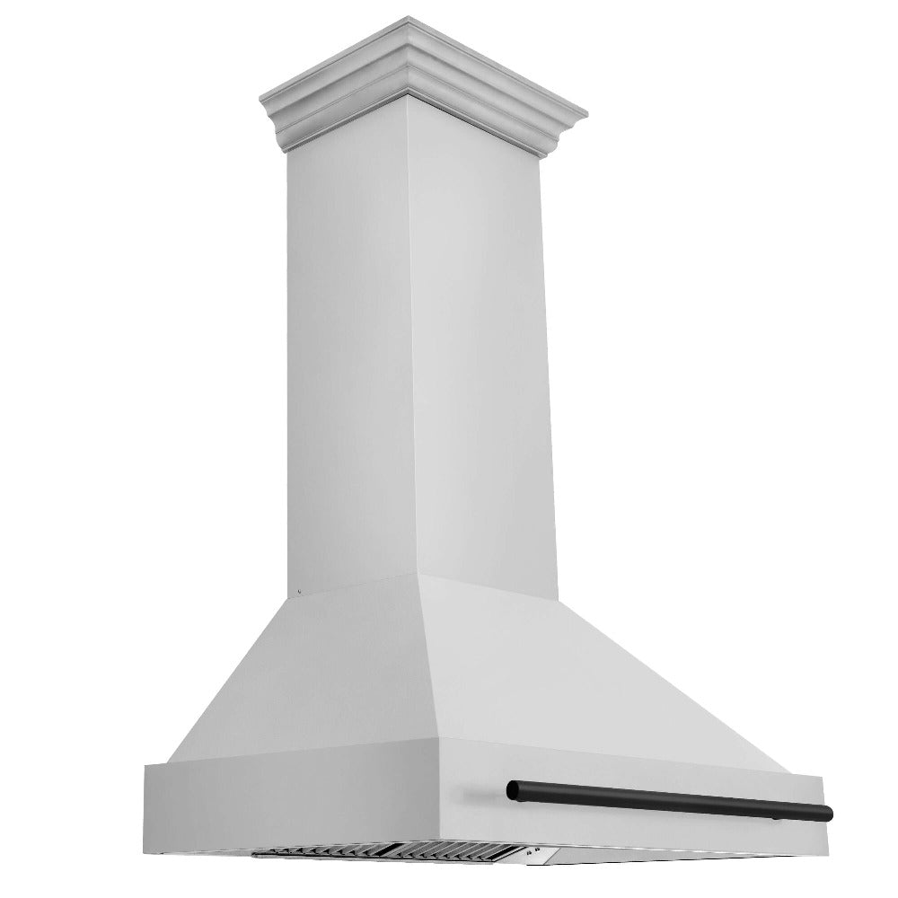 ZLINE Autograph Edition 36 Inch Stainless Steel Range Hood with Stainless Steel Shell & Handle (8654STZ 36) - Professional Kitchen Ventilation for Home Chefs & Modern Kitchens